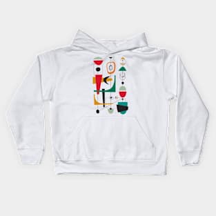 Mid Century Modern 33 Kids Hoodie